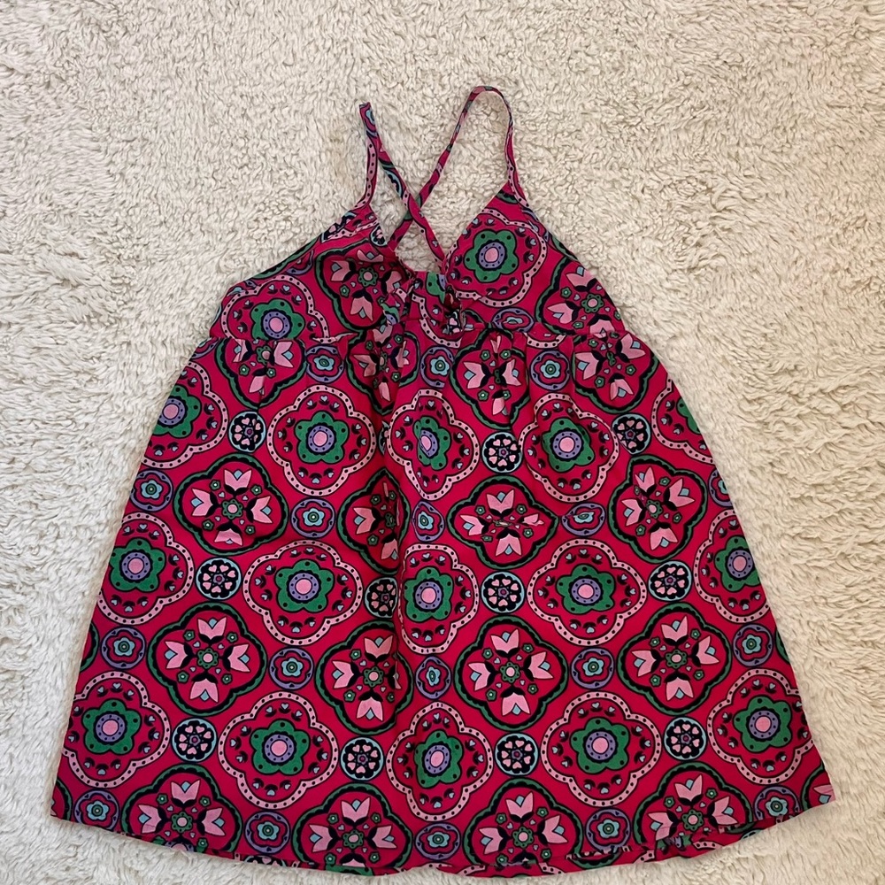 GAP Girls Pink Patterned Sundress Top Sz 5